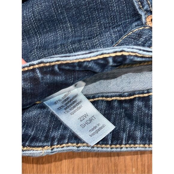 Plus Size Maurices Medium Wash High Rise Jeans Size 22 Short 40x28 #42 - Picture 4 of 7